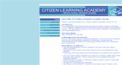 Desktop Screenshot of citizenlearningacademy.org